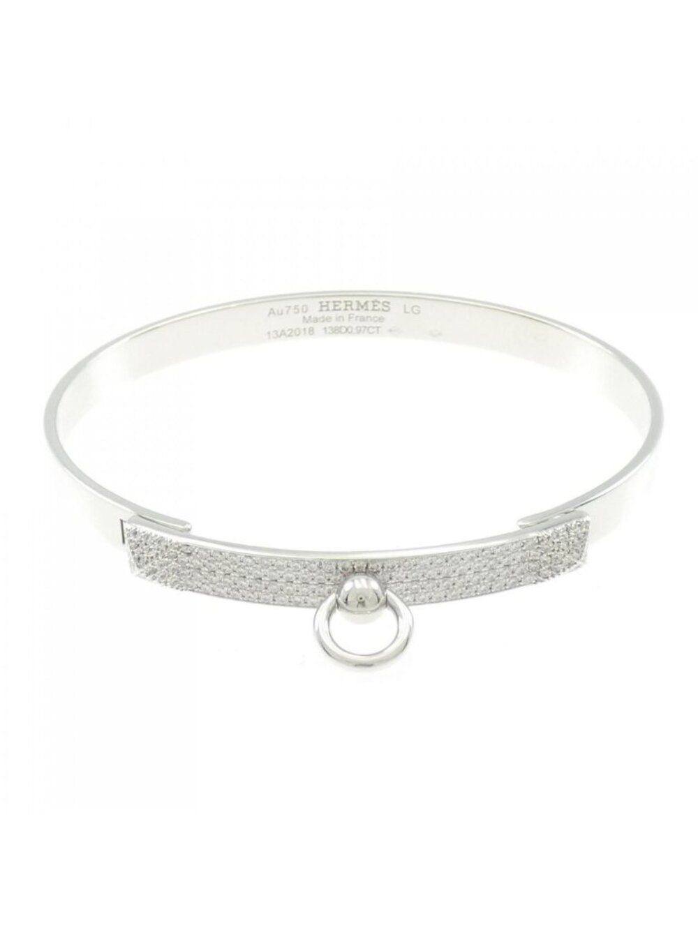 Hermes Collier Chien Bangle Bracelet